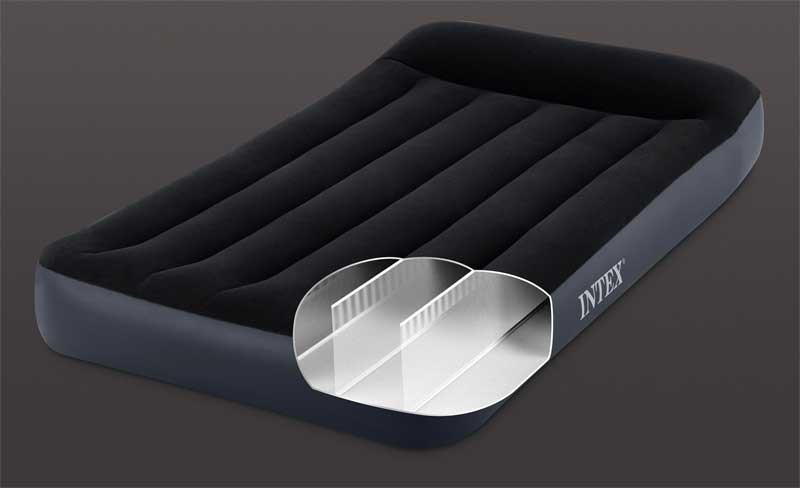 Intex krevet na naduvavanje sa uzglavljem Queen Dura-Beam 64143 152 x 203 x 25cm - detalj