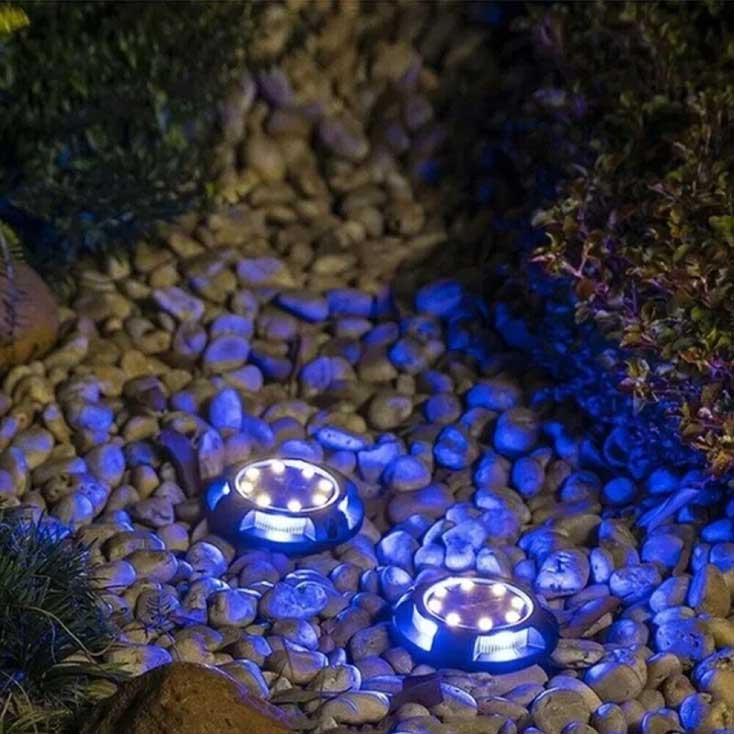 4 Višebojne solarne lampe za dekoraciju dvorišta 5705 - detalj
