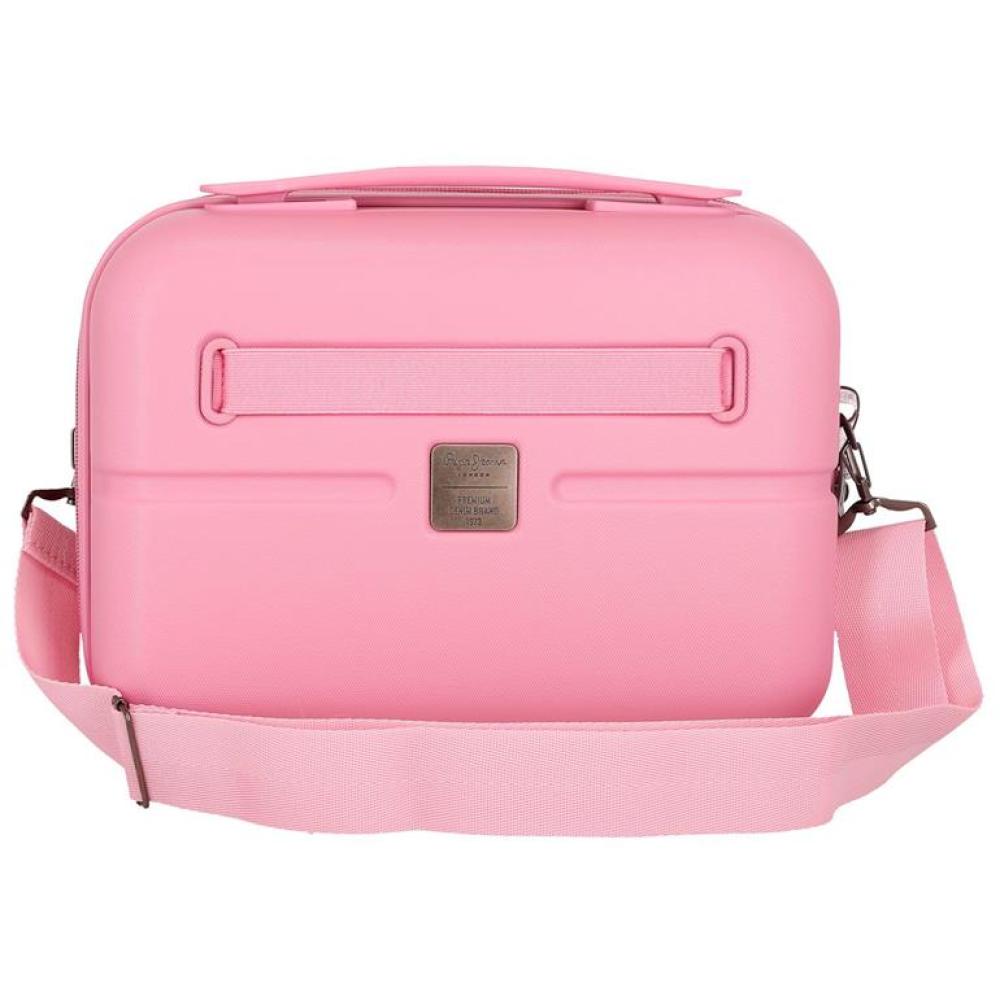 Kofer neseser za kozmetiku i šminku Pepe Jeans Highlight pink 76839 - detalj