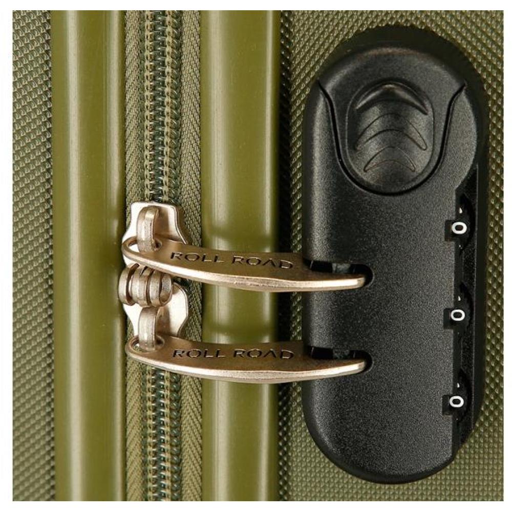 ABS Kofer za putovanja 40cm Flex khaki Roll Road 58499 - detalj