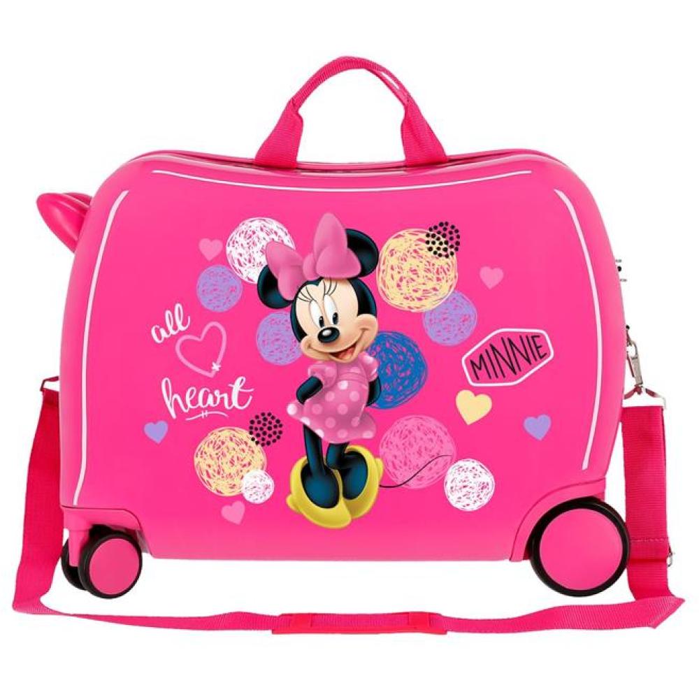 Dečiji kofer 50cm za put i vožnju Disney Minnie Love 20598 - detalj