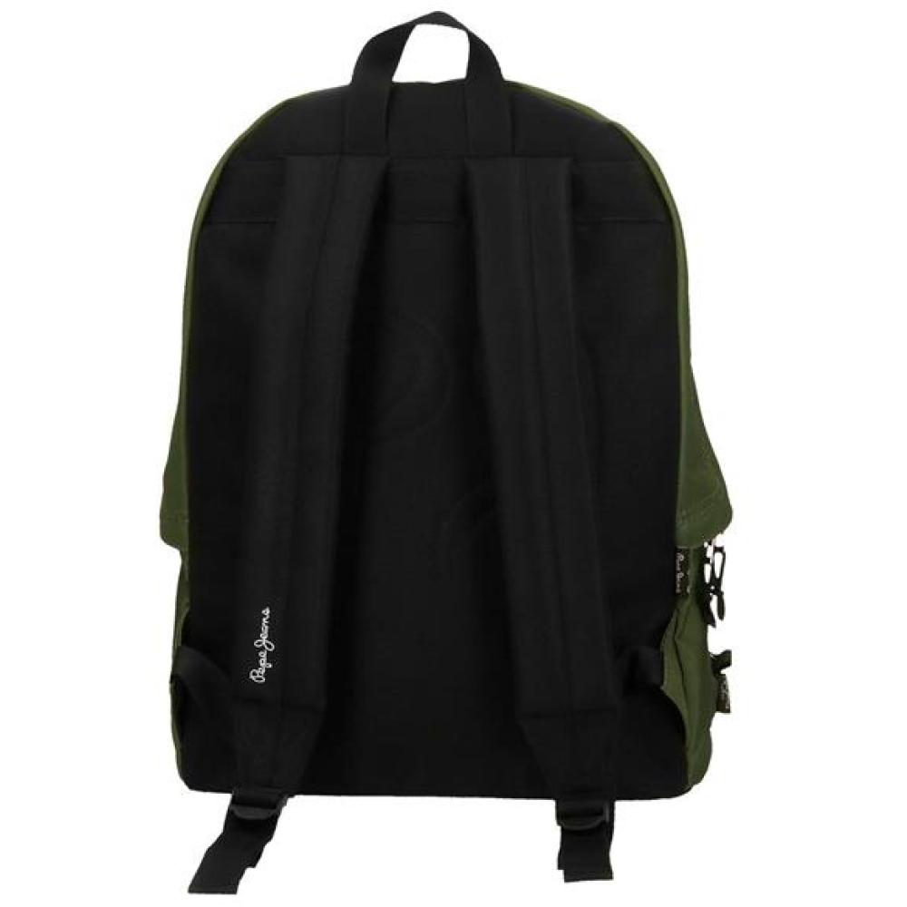 Školski ranac i pernica Komplet Pepe Jeans Aris dark green 63392 - detalj