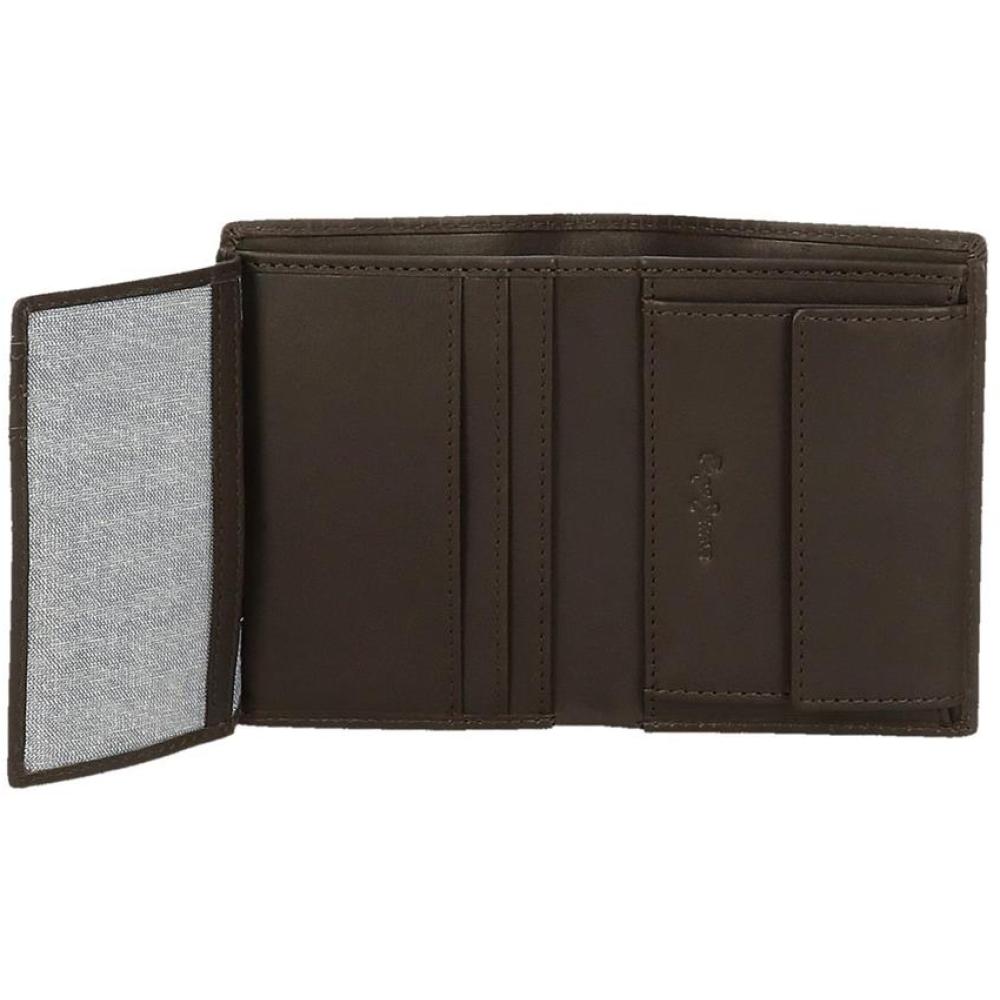 Muški kožni novčanik 11cm PJL Striking brown 74420 - detalj