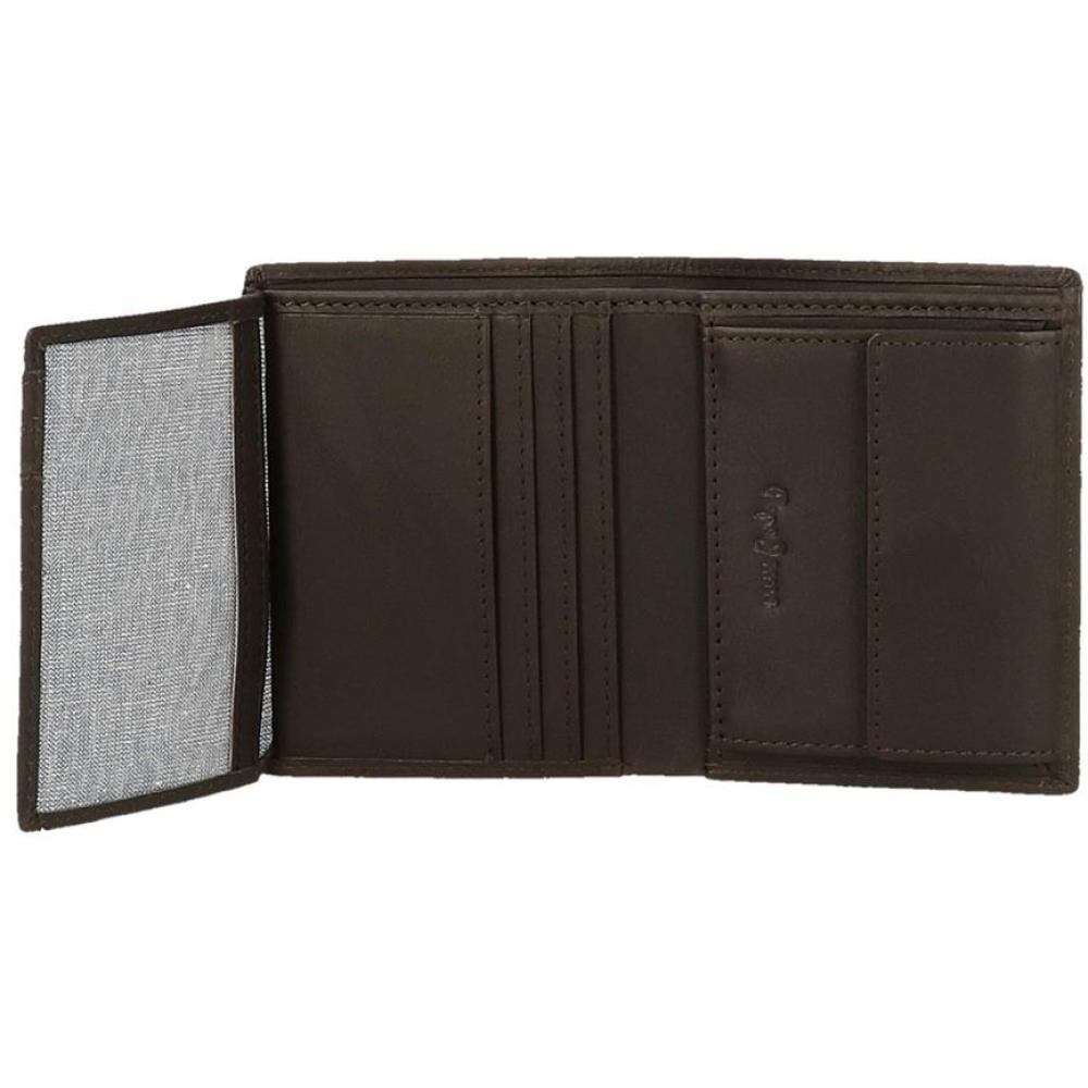 Muški kožni novčanik 10cm PJL Striking brown 74411 - detalj