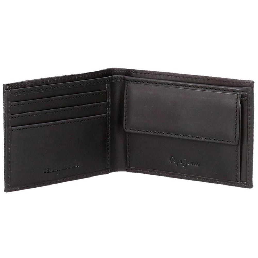 Muški novčanik od kože 11cm Hilltop navy 74171 - detalj