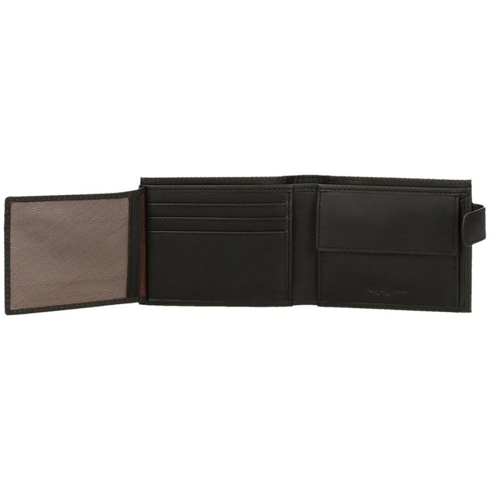 Kožni novčanik za muškarce 11cm PJL Hilltop brown 74133 - detalj