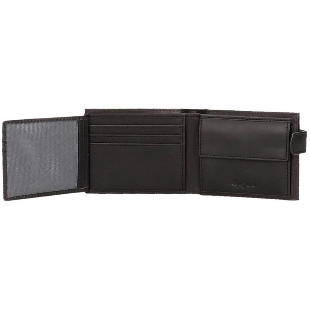 Kožni novčanik za muškarce 11cm PJL Hilltop teget 74133 - detalj