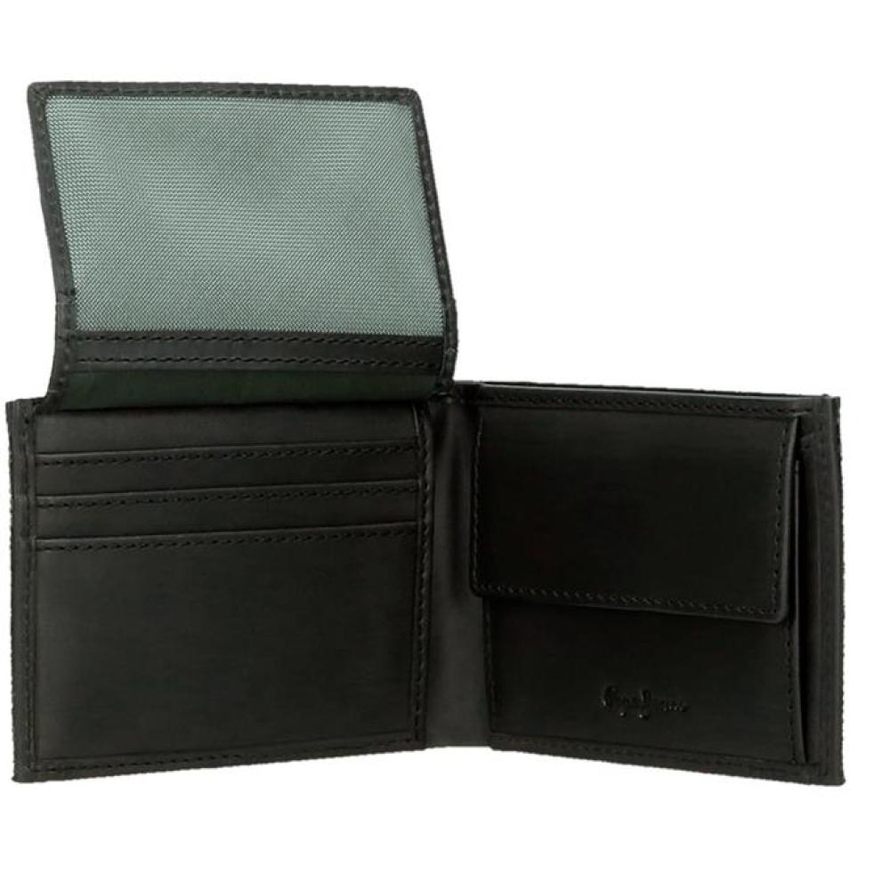 Kožni novčanik za muškarce 11cm PJL Hilltop green 74131 - detalj