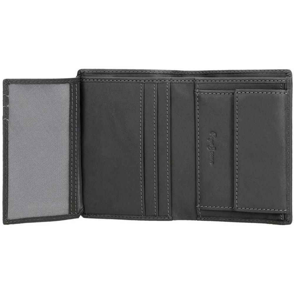 Muški kožni novčanik PJL Chief grey 73920 - detalj