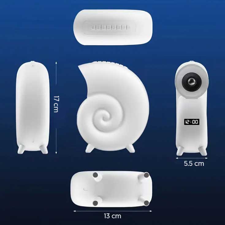 Bluetooth zvučnik 5W sa RGB svetlom i budilnikom 6209 - detalj