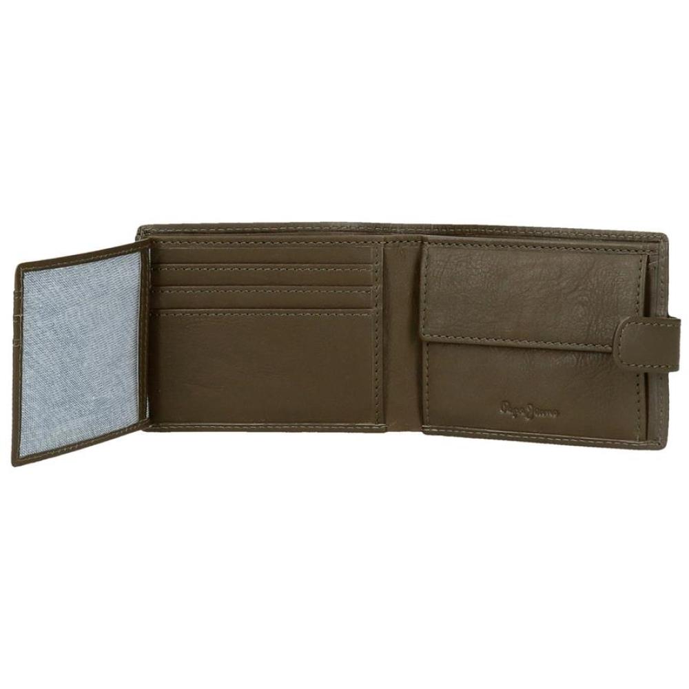 Muški novčanik od prirodne kože Pepe Jeans Badge green 73733 - detalj