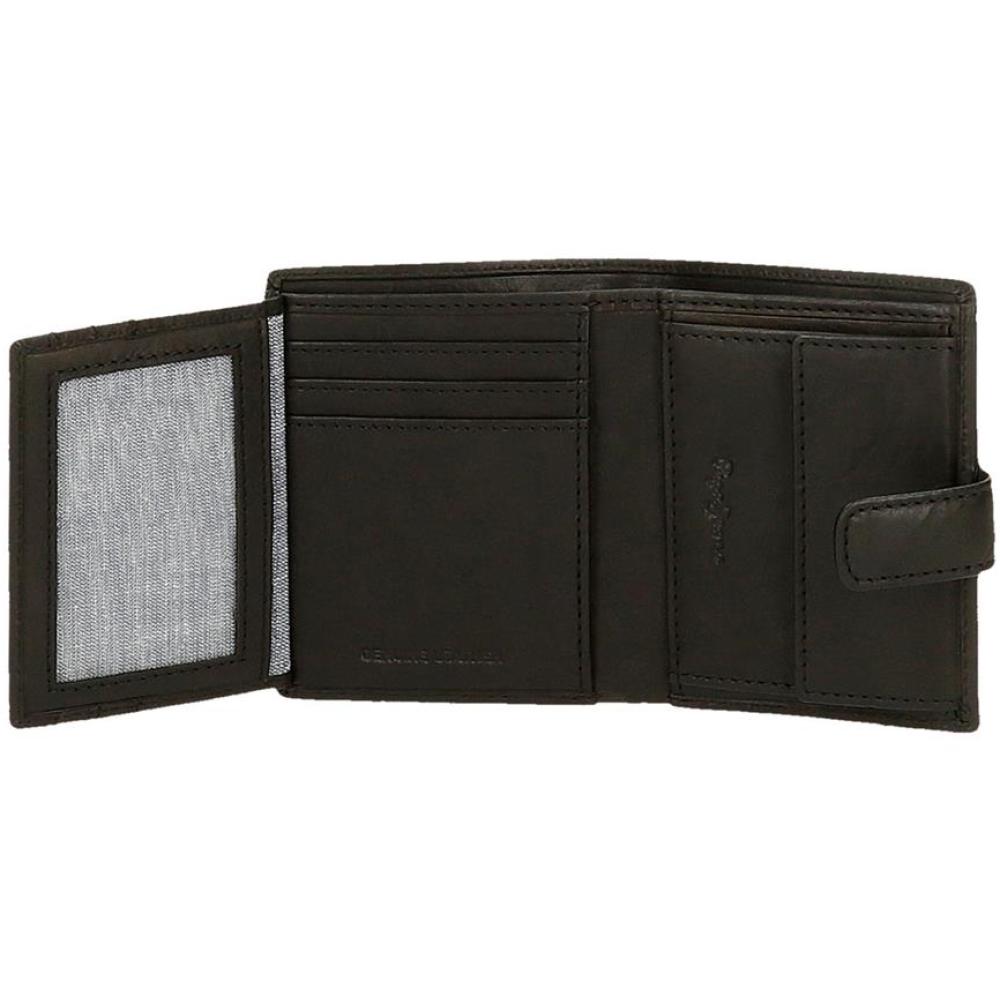 Novčanik od prirodne kože Pepe Jeans Badge black 73712 - detalj