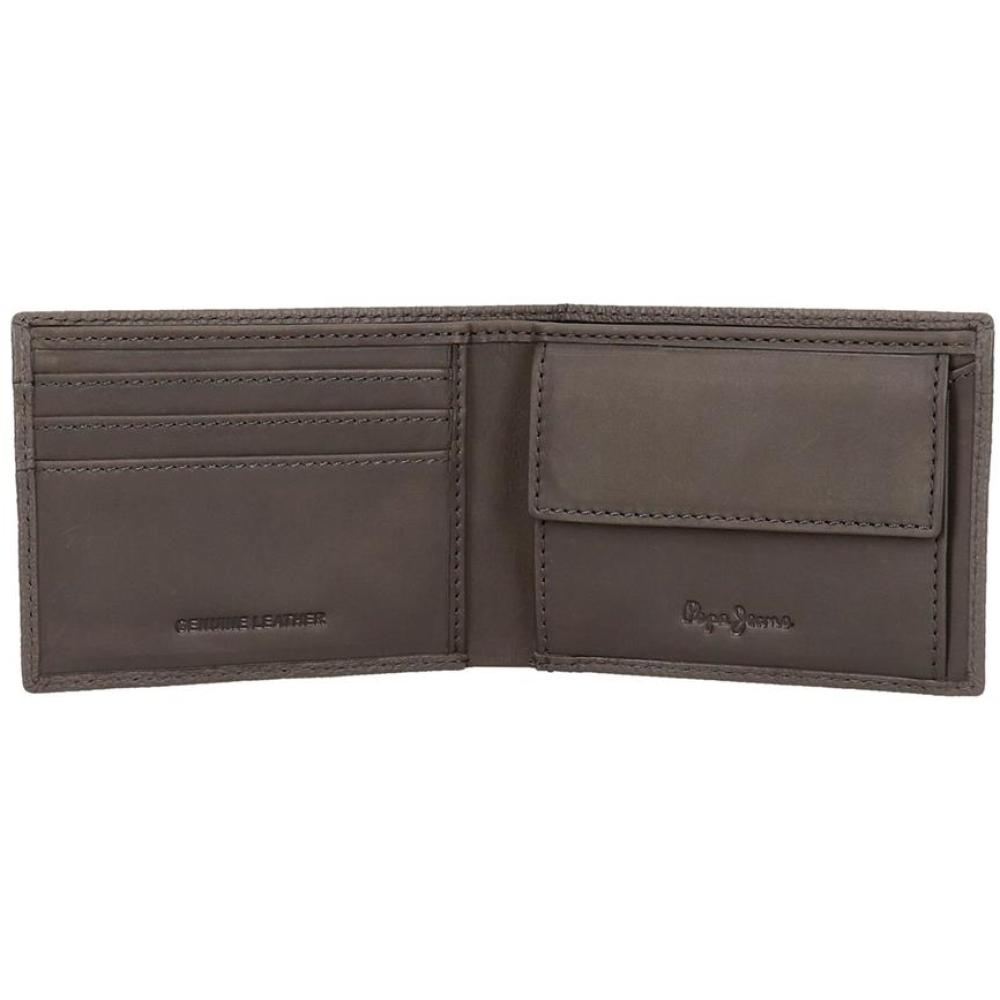 Muški kožni novčanik PJL Checkbox grey 78871 - detalj