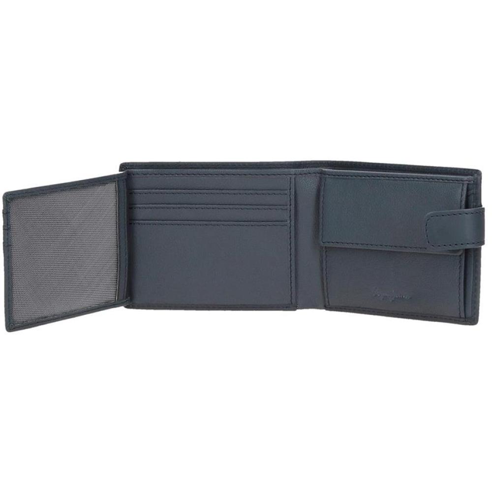 Muški novčanik od prirodne kože PJL Staple navy 78433 - detalj