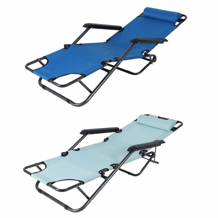 Sklopiva stolica-ležaljka Teget - detalj