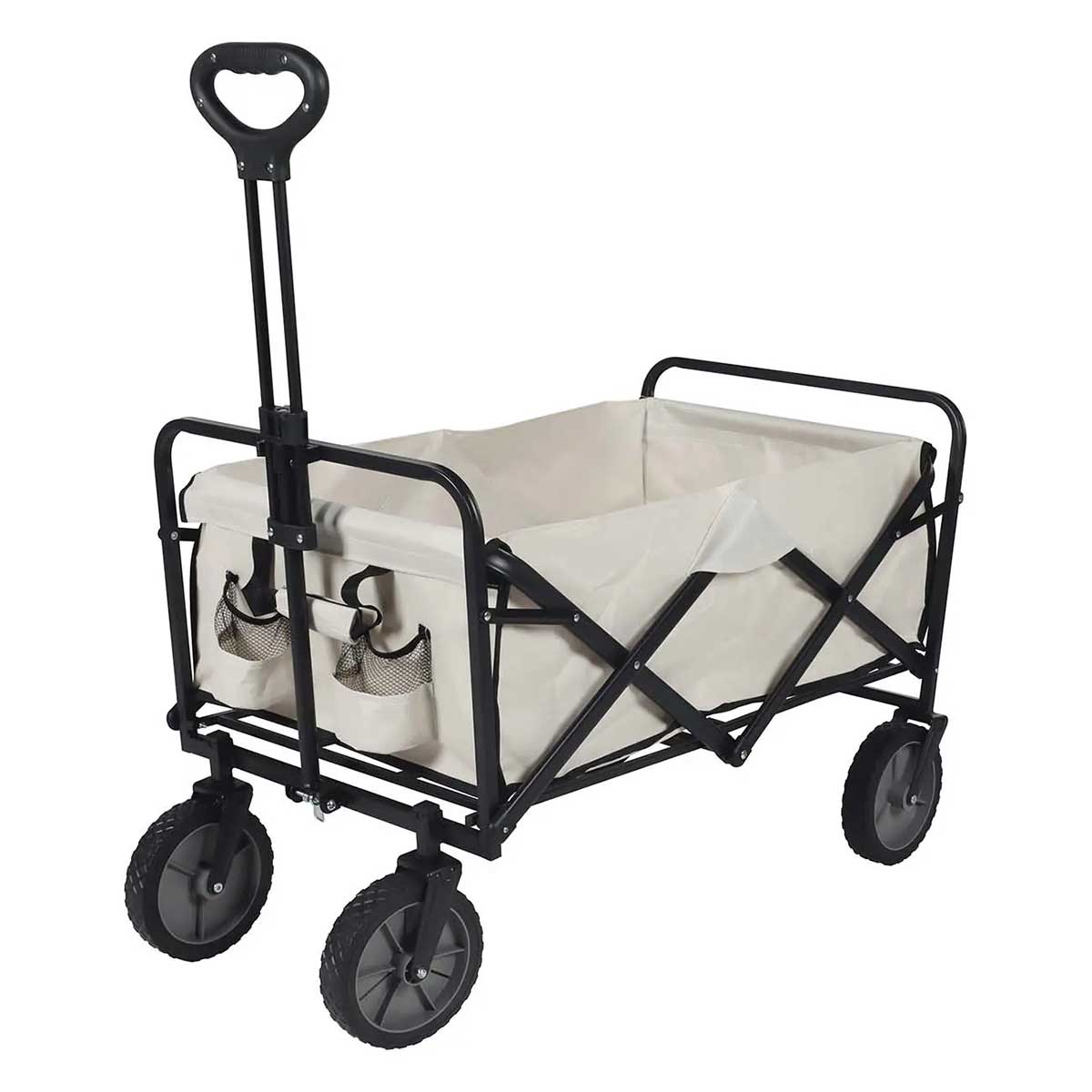 Sklopiva Kolica sa 4 Točka - Za Pijacu, Šoping, Kampovanje, Plažu - detalj