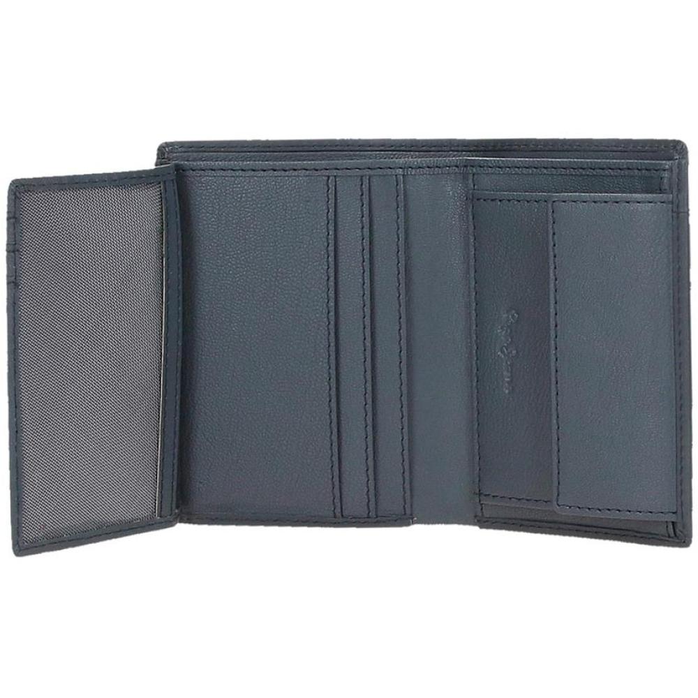 Muški novčanik od prirodne kože PJL Staple navy 78420 - detalj