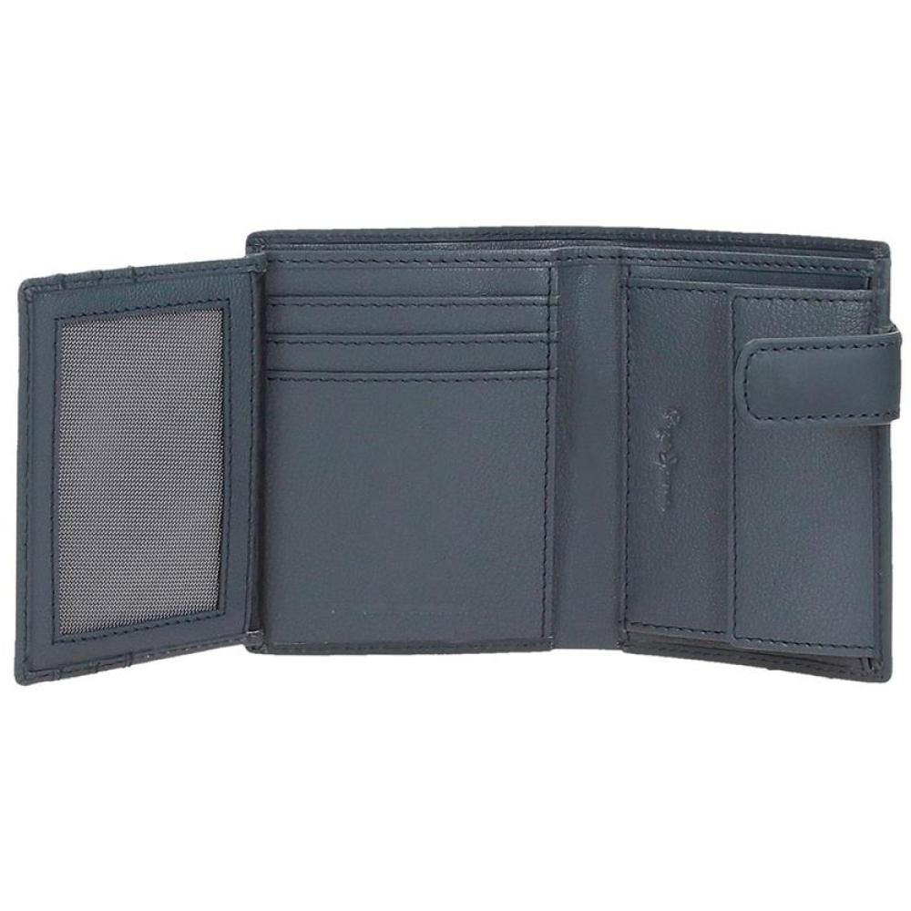Muški novčanik od prirodne kože PJL Staple navy 78412 - detalj