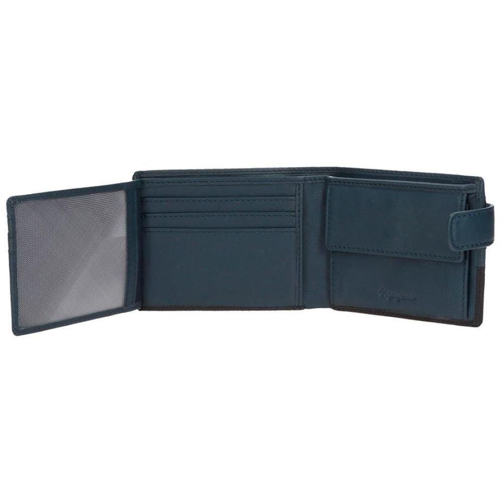 Kožni novčanik za muškarce Pepe Jeans Dual blue 78333 - detalj