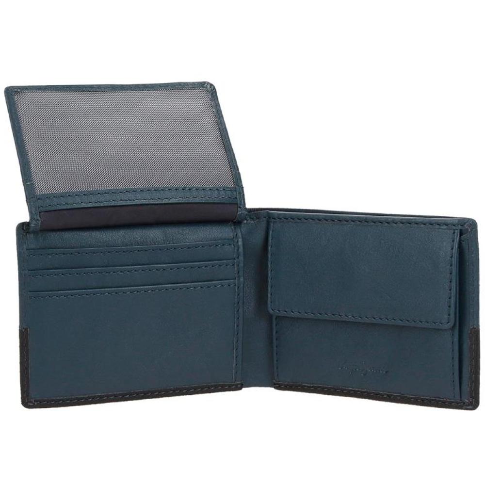 Kožni novčanik za muškarce Pepe Jeans Dual blue 78331 - detalj