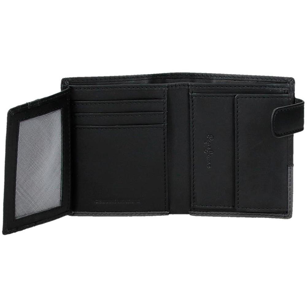 Kožni novčanik za muškarce Pepe Jeans Dual black 78312 - detalj