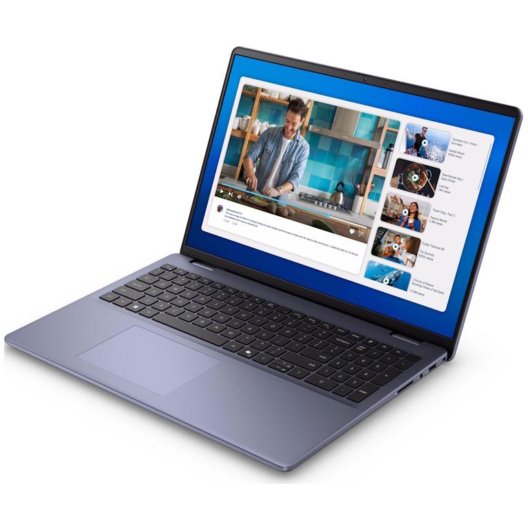 DELL 16 DC16251 16 inch FHD+ 300nits Core 7 150U 16GB 1TB SSD MX570A 2GB Backlit FP Win11Pro laptop - detalj