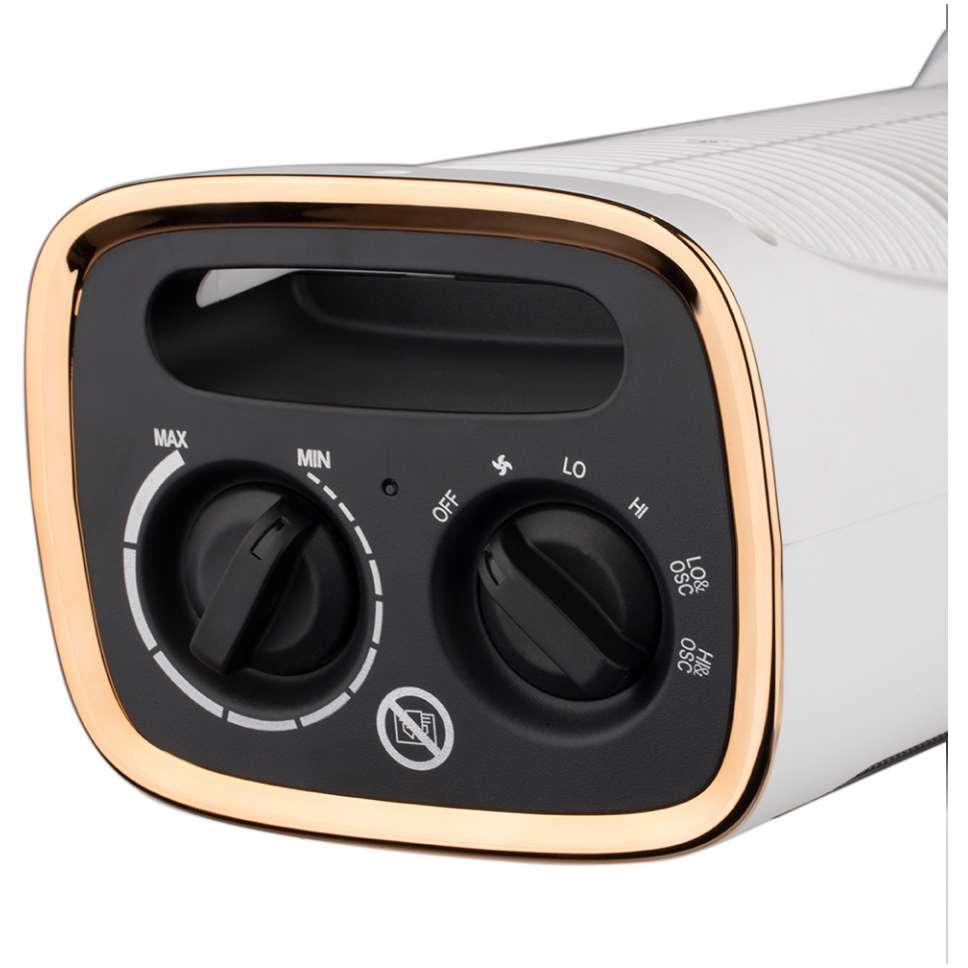 Raf R.1179w Stubna KeramiČka RotirajuĆa Grejalica Bela 2000w - detalj