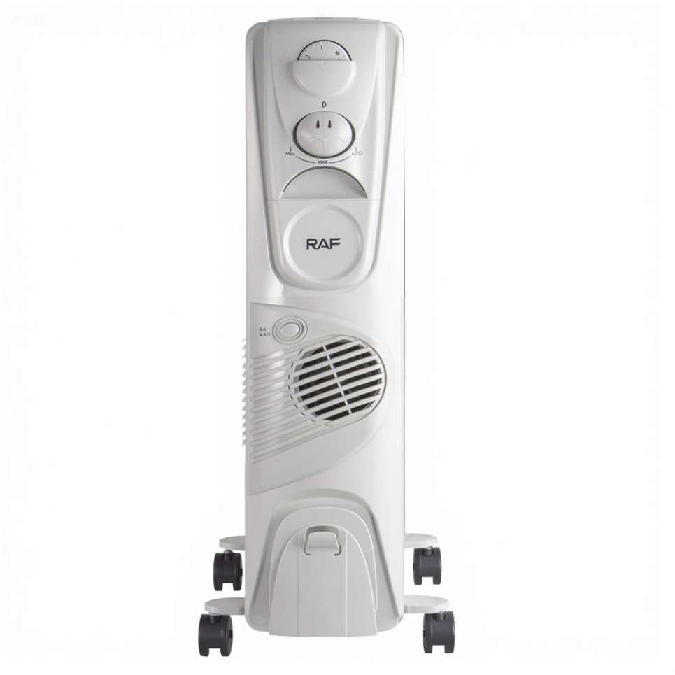 Raf R.1131w Uljni Radijator Sa Ventilatorom 11 Rebara Beli 2900w - detalj