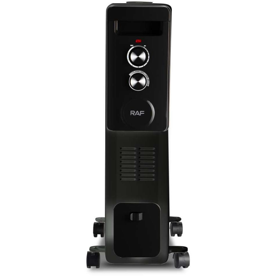 Raf R.1338b Uljni Radijator Sa Ventilatorom 13 Rebara Crni 2900w - detalj