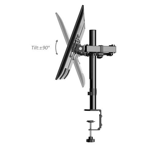 Podesivi stoni nosač za dva monitora od 13 do 27 inča Kettz NM-K233 - detalj