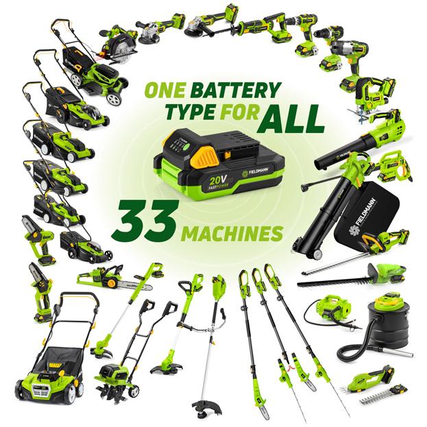 FIELDMANN FZF 70605-0 Akumulatorski duvač lišća 20V sa baterijom i punjačem - detalj