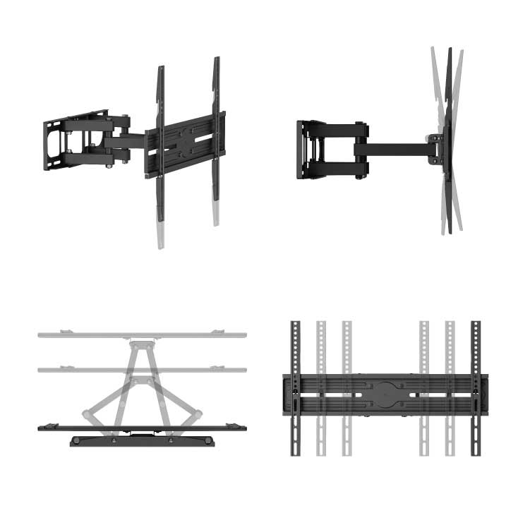 Zidni zglobni nosač za televizore od 37 do 80 inča LCDH85-64B - detalj