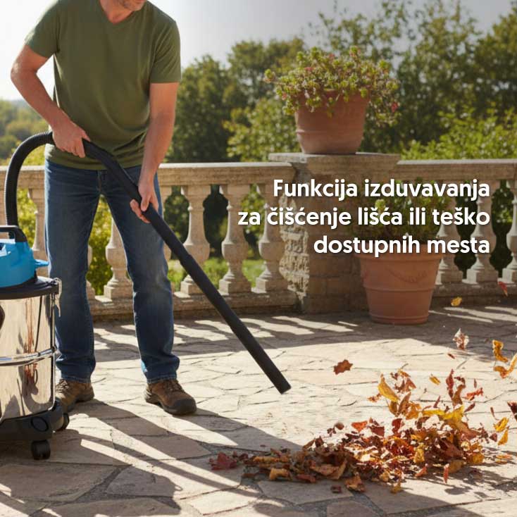 Kućni usisivač za suvo i mokro usisavanje 20l 1400W Prosto USM3214-20 - detalj