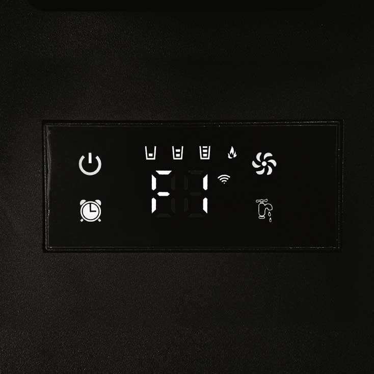 Dekorativni kamin sa simulacijom plamena na vodenu paru Bez grejanja 1000mm - detalj