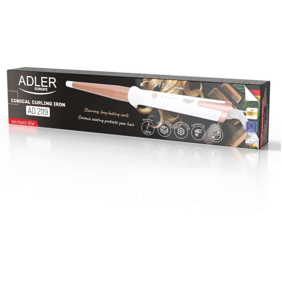 Konusni stajler za kosu 13-25mm Adler AD2119 - detalj