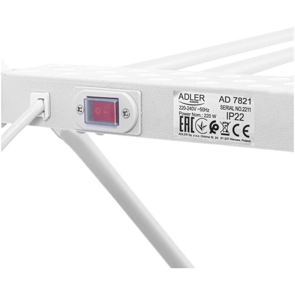 Električna sklopiva sušilica za veš Adler AD7821 - detalj