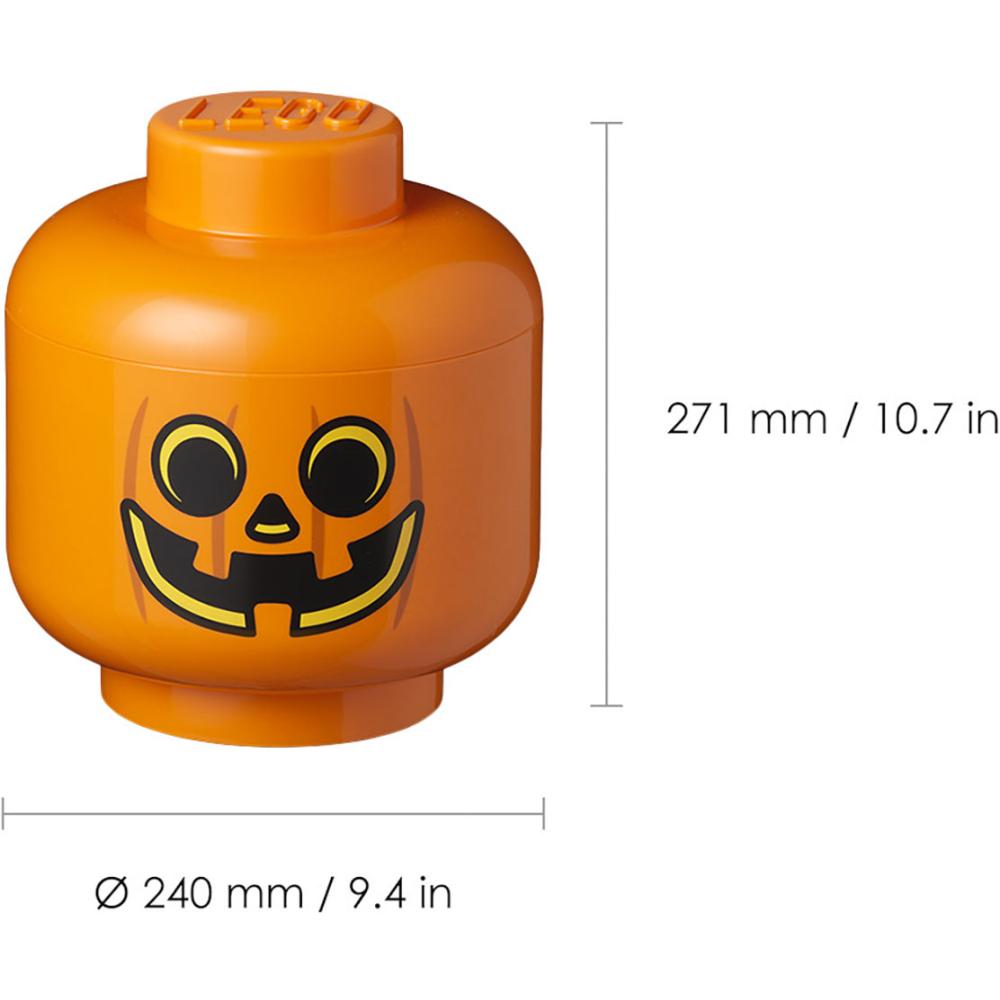 LEGO Lego Glava Za Odlaganje (velika): Bundeva - detalj