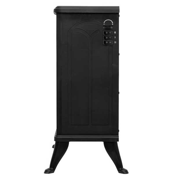 Kompaktan električni kamin sa svetlosnim efektom plamena 1900W - detalj