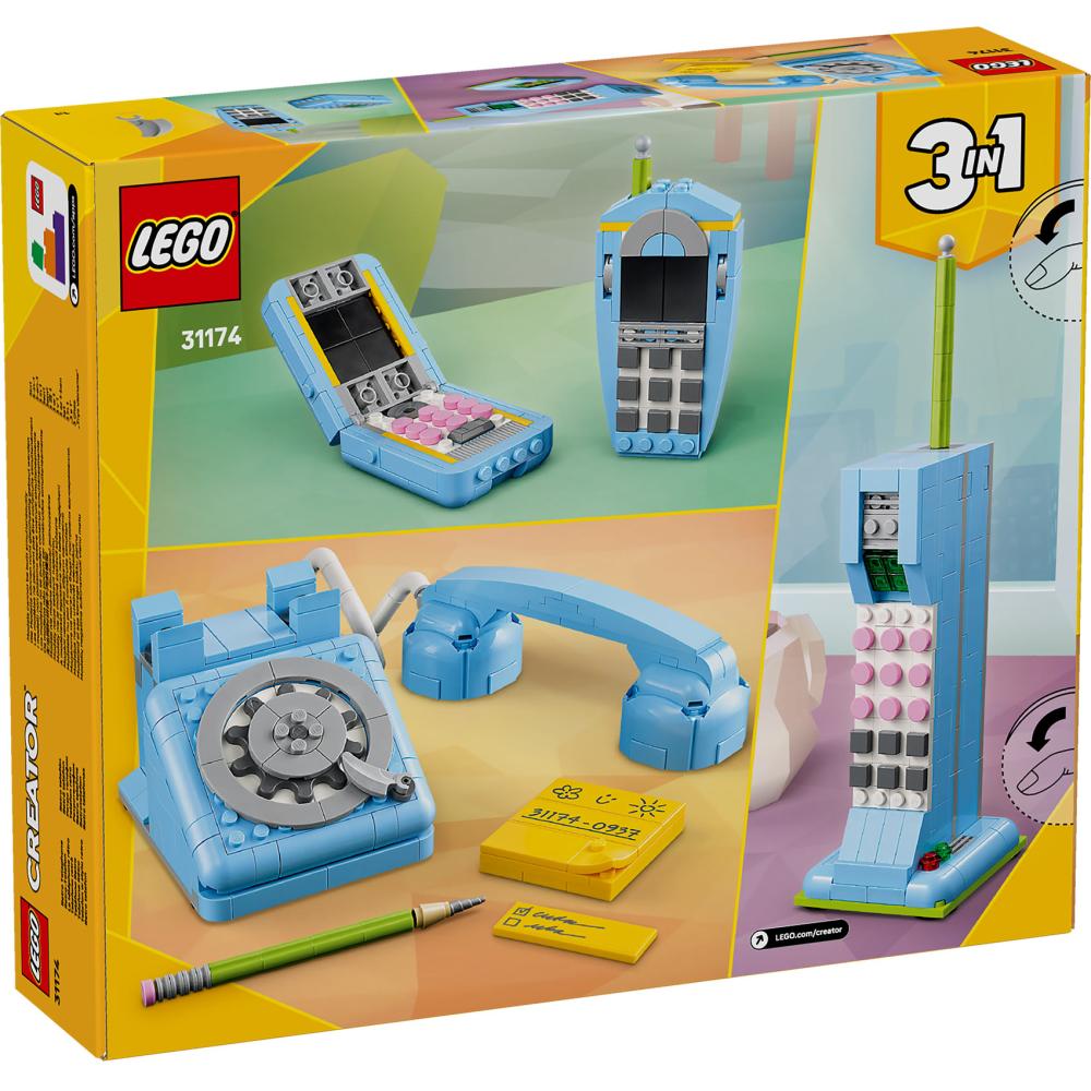 LEGO 31174 Retro Telefon - detalj
