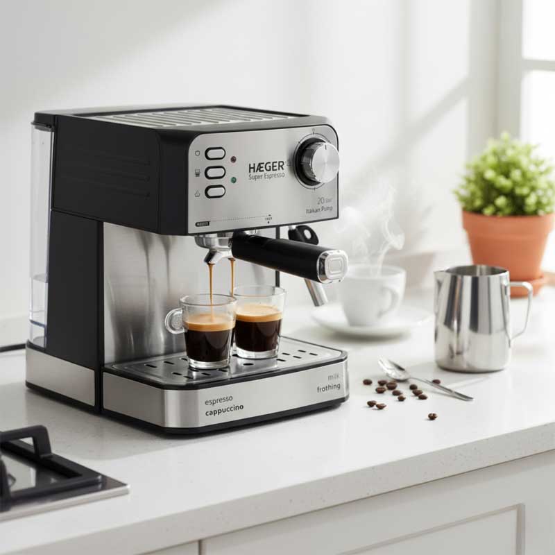 Haeger Aparat za espresso HECM-85B.011A - detalj