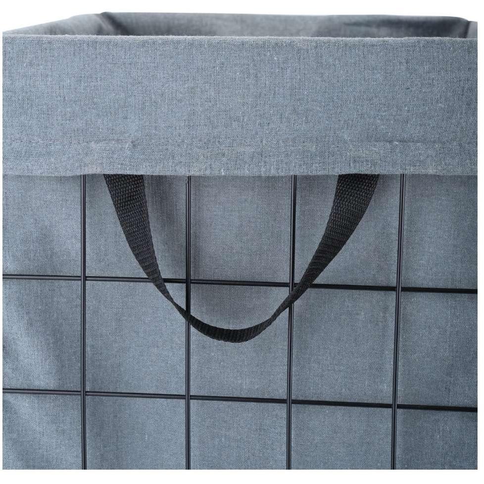 Estia Sklopiva korpa za veš sa metalnim ramom 35x40x55cm - detalj