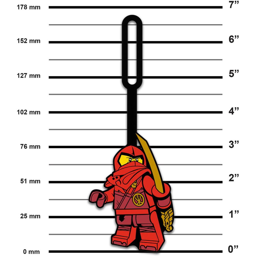 LEGO Lego Ninjago Etiketa Za Torbe I Prtljag: Kaj - detalj