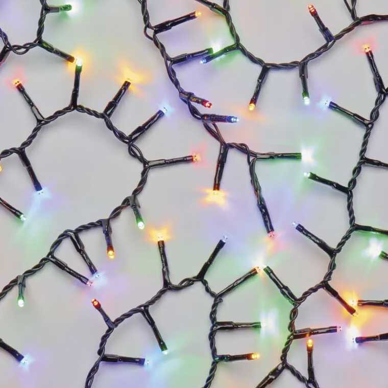 Novogodišnje multikolor lampice 300 LED 6m Sa tajmerom Emos D4BM04 - detalj