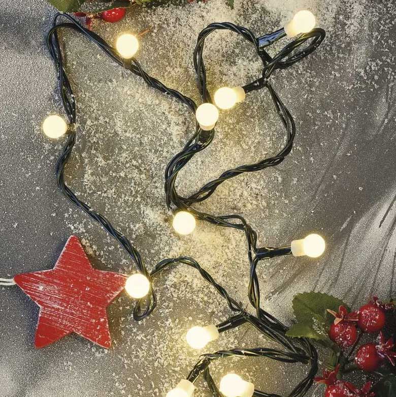 Novogodišnje lampice 300 LED 30m Sa tajmerom Emos D5AW24 - detalj