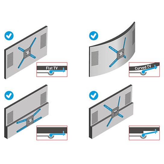 BARKAN BM300R LCD TV zglobni zidni nosač do 65 inča - detalj