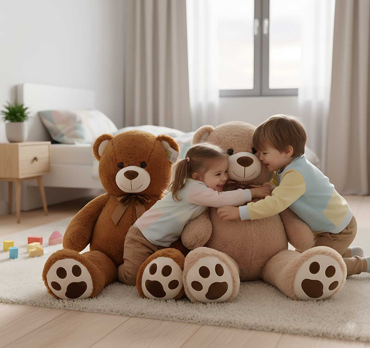 Plišani Meda Visine 100 cm - detalj