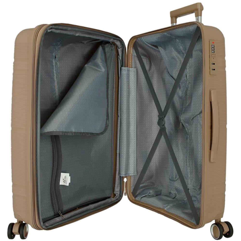 Komplet PP proširivih kofera 68cm i 55cm Roll Road Universe beige 54795 - detalj