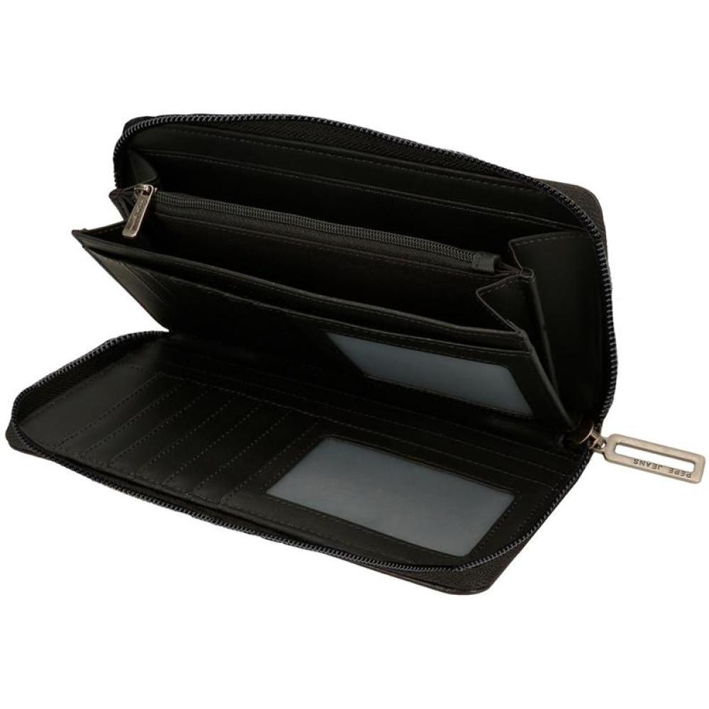 Ženski novčanik 19cm Pepe Jeans Bera black 72385 - detalj
