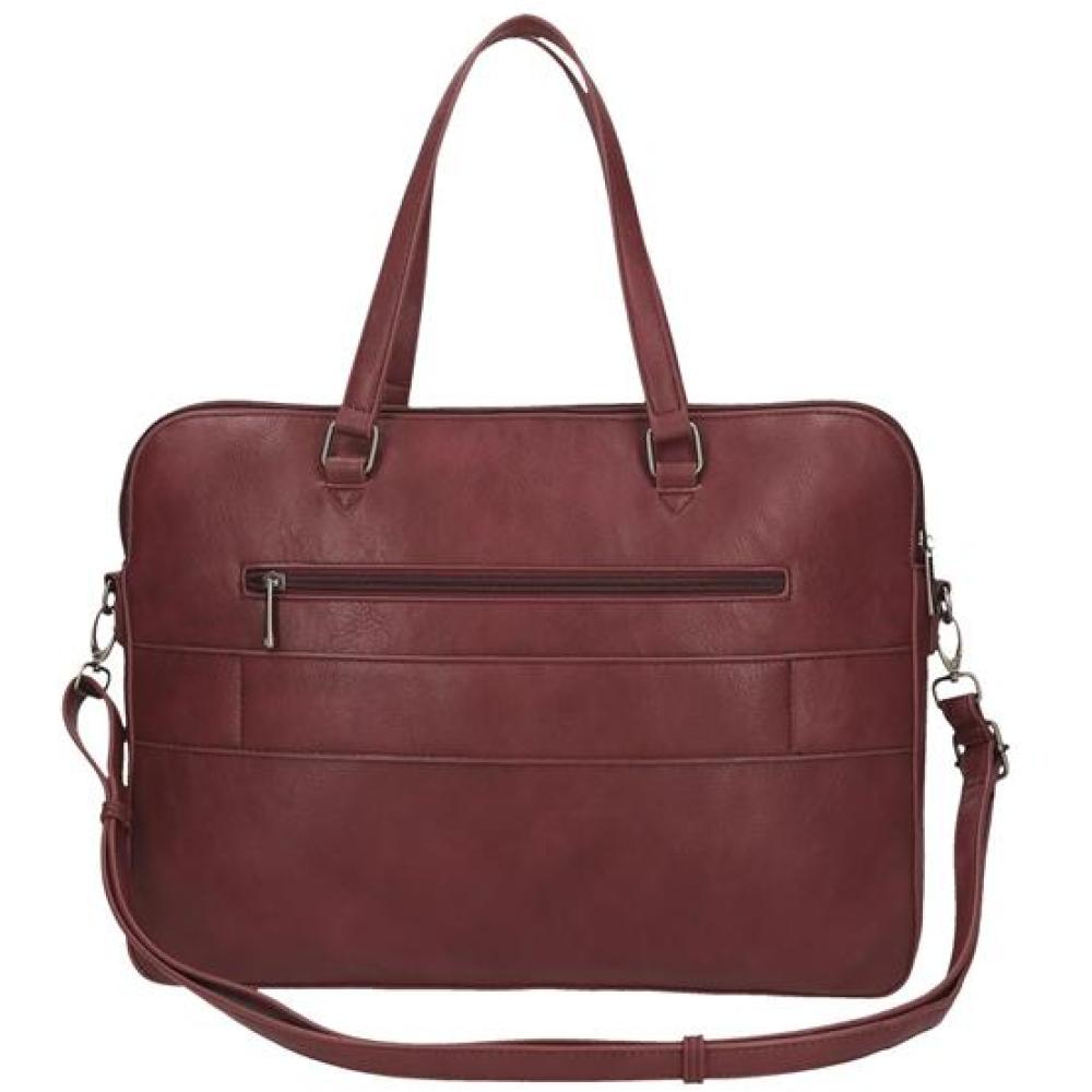 Ženska poslovna torba sa odeljkom za laptop PJL Bera bordeaux 72360 - detalj