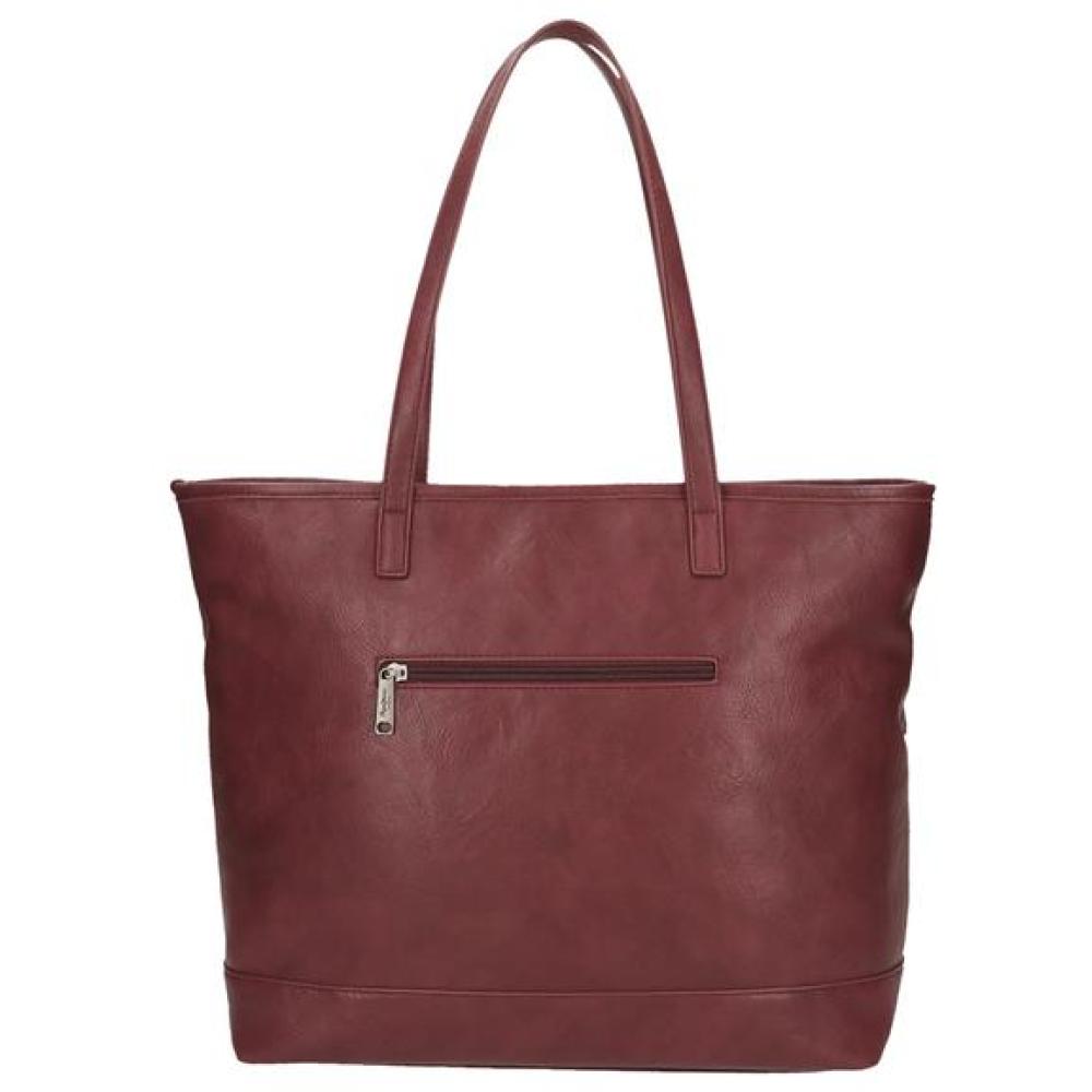 Ženska torba sa pregradom za laptop i tablet Pepe Jeans Bera bordeaux 72375 - detalj